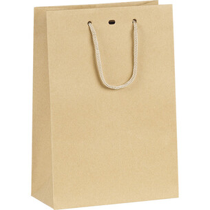 Bag paper kraft cord handles eyelet