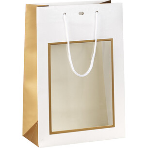 Bag paper white/copper/UV Printing PET window rope... 2