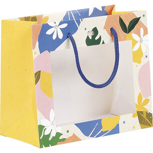 Bolsa papel JARDIN DE CITRICOS ventana PET asas cordón...