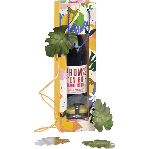 Sac papier 1 bouteille JARDIN D'AGRUMES...