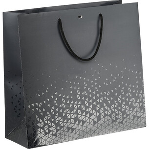 Bag paper LIGHTS AND SHADOWS grey/UV printing cord...