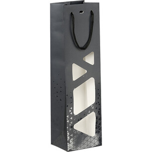 Bag paper 1 bottle LIGHTS AND SHADOWS grey/UV printing...
