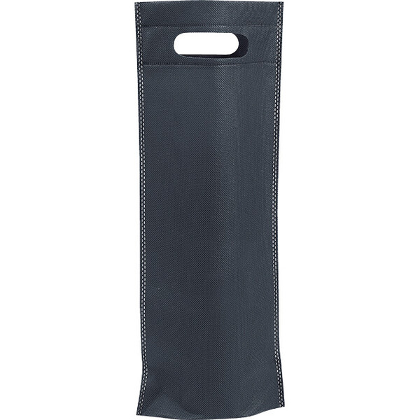 Sac polypropylène intissé 1 bouteille coloris noir