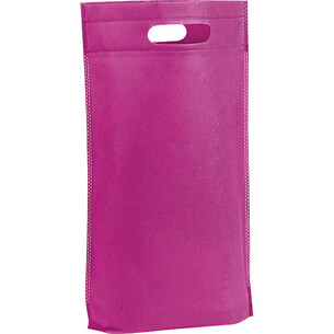 Bag non-woven polypropylene 2 bottles pink