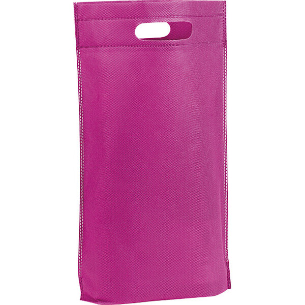 Sac polypropylène intissé 2 bouteilles coloris rose