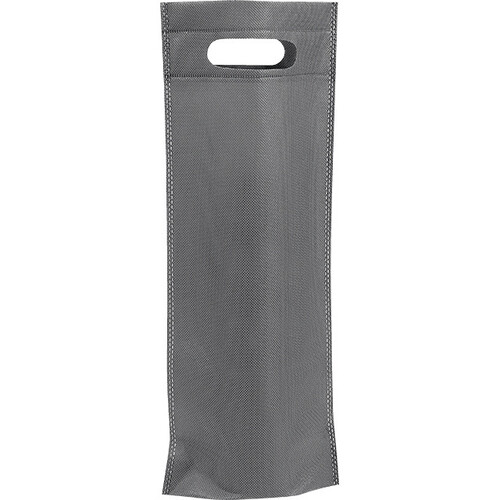 Sac polypropylène intissé 1 bouteille coloris gris