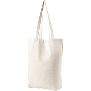 Tote bag cotton natural without decoration 2 handles