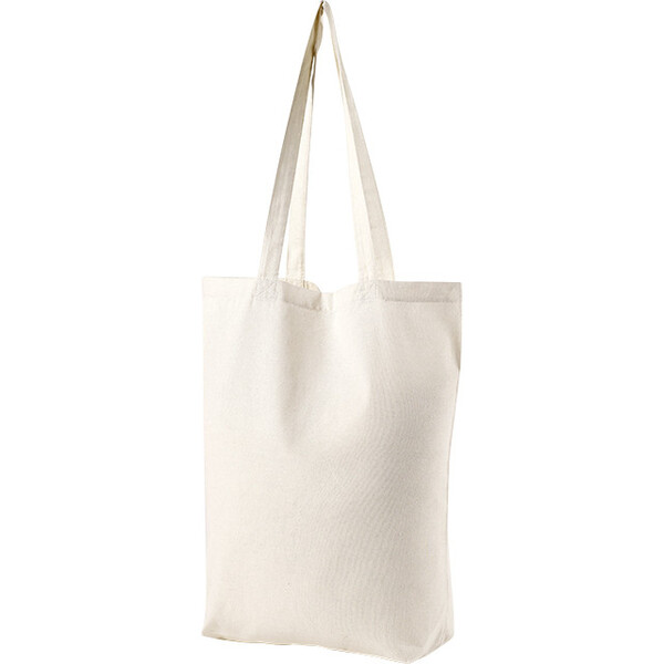 Bolsa algodão natural/sem decoração 2 alças Tote bag
