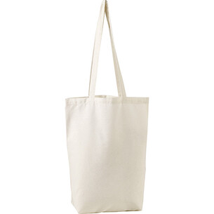 Tote bag cotton natural without decoration 2 handles 2