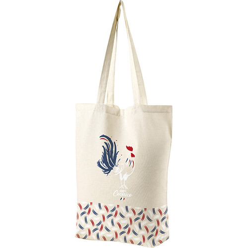 Tote Bag cotton natural 1 00% COCORICO 2 handles