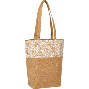 Sac liège BOHO blanc 2 anses - Tote bag