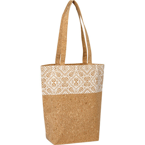Sac liège BOHO blanc 2 anses - Tote bag