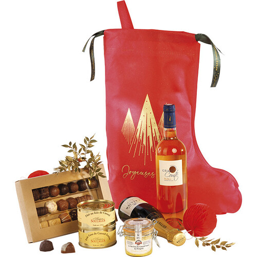 Sac polypropylène intissé forme chaussette...