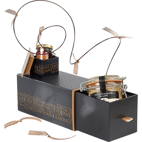 Coffret carton rectangle 2 compartiments...