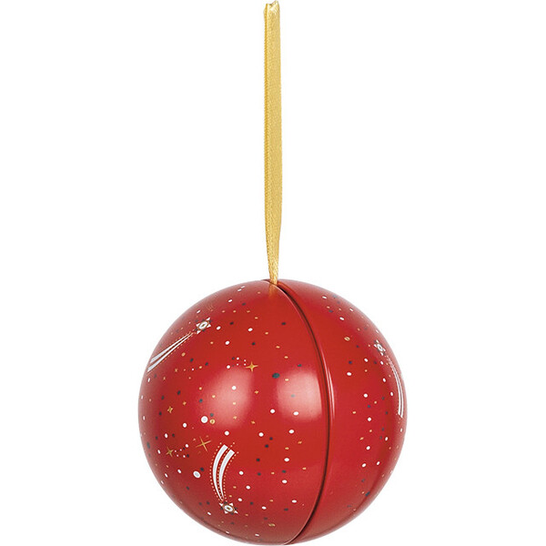 Ball metal to hang red/white/blue/gold