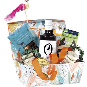 Coffret carton rectangle ORANGE FRAICHEUR fermeture aimantée 2