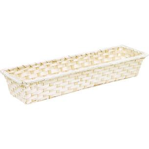 Cesta bambu retangular natural