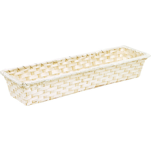 Cesta bambu retangular natural