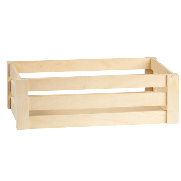 Corbeille bois rectangle-Les Bonnes Affaires 2026