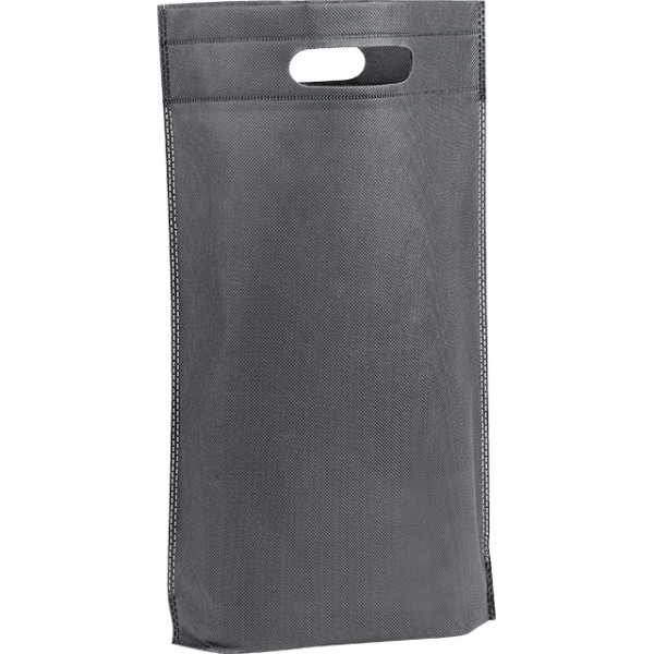 Sac polypropylène intissé 2 bouteilles coloris gris