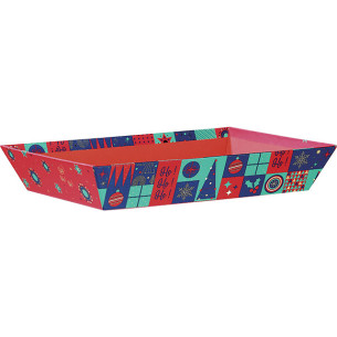 Corbeille carton rectangle MOSAIQUE...