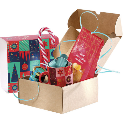 Box cardboard kraft rectangular sleeve...