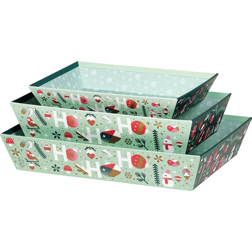 Corbeille carton rectangle JARDIN D'HIVER...