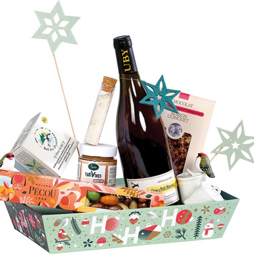 Corbeille carton rectangle JARDIN D'HIVER...