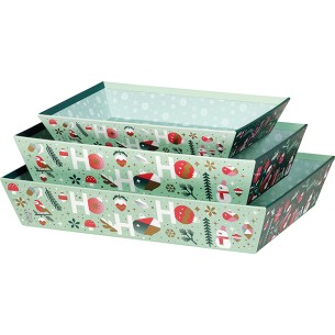 Tray cardboard rectangular WINTER GARDEN... 2