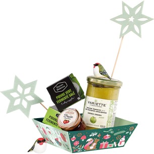 Tray cardboard square WINTER GARDEN...