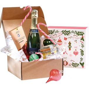 Coffret carton kraft carré fourreau VIVEMENT NOEL... 2