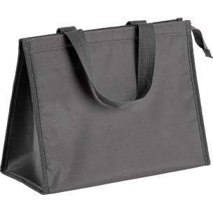 Bag isotherm rectangular polyester grey 2 handles grey...