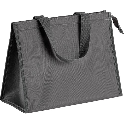 Sac isotherme rectangle polyester gris 2 anses...