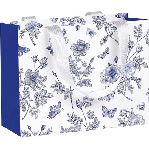 Bag paper CLASSIC TOILE DE JOUY ribbon handles