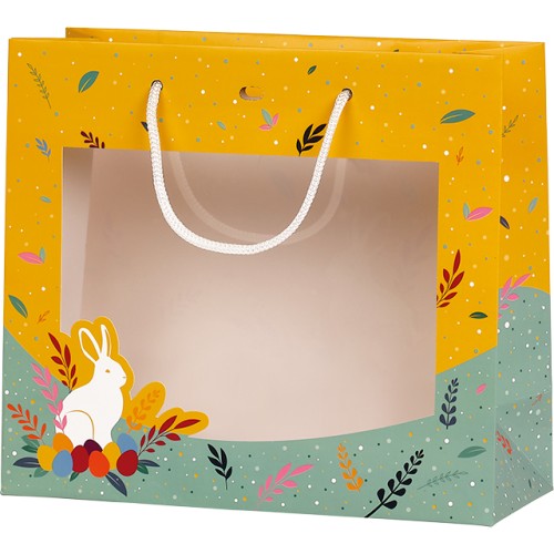 Bag paper SWEET DELIGHTS HUNT yellow/blue PET...