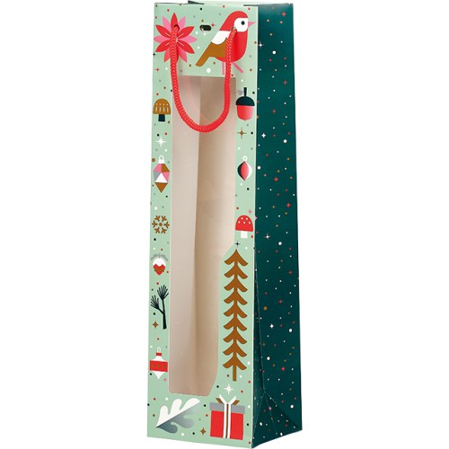 Bag paper 1 bottle WINTER GARDEN...