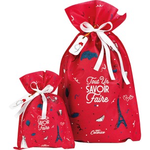 Bag polypropylene non-woven A KNOW-HOW blue/white/red...