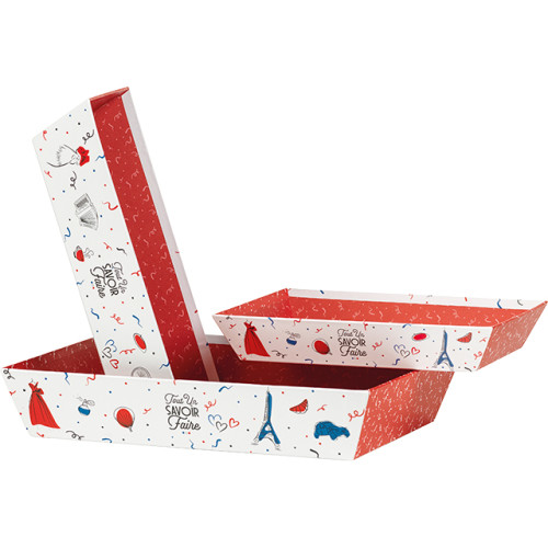 Tray cardboard rectangular A KNOW-HOW...