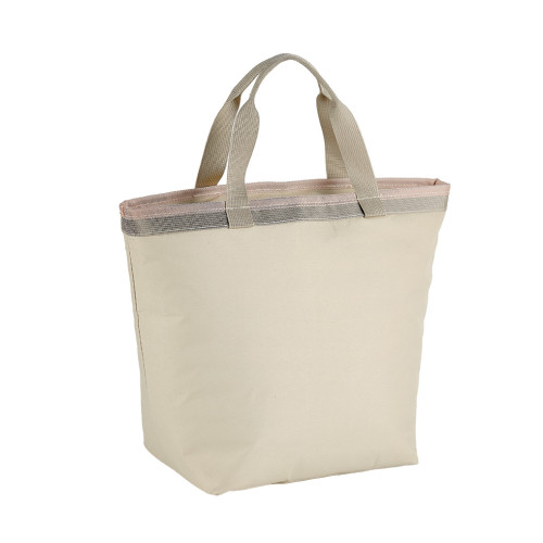 Bag isotherm rectangular cotton blue 2 handles...