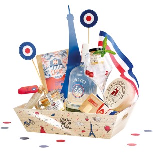 Tray wood rectangular A KNOW-HOW handles