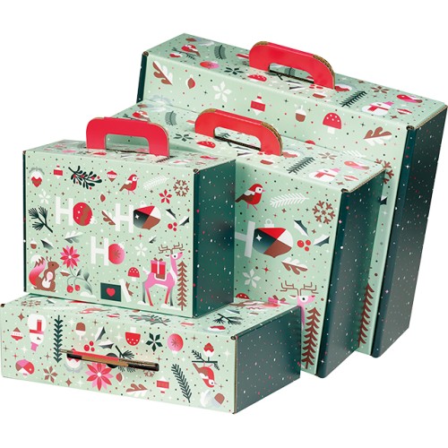 Valisette carton rectangle JARDIN D'HIVER...