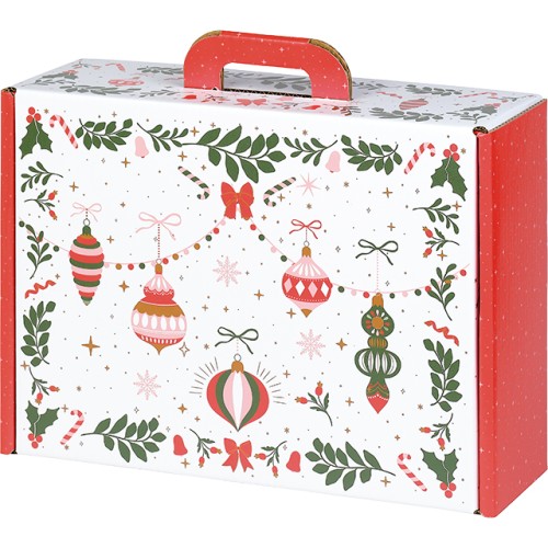 Valisette carton rectangle VIVEMENT NOEL...