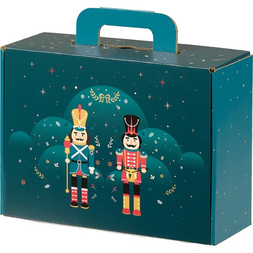 Suitcase cardboard kraft rectangular MAGICAL...