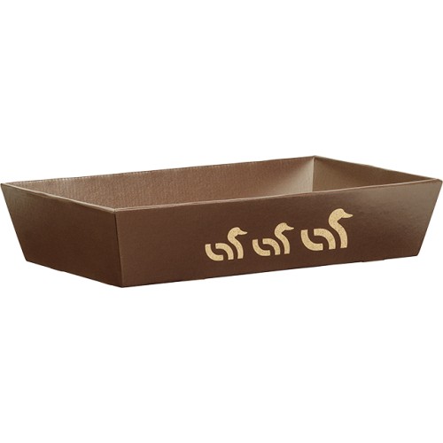 Corbeille carton rectangle 3 CANARDS...