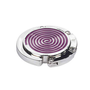 Porta-saco cor prata / roxo