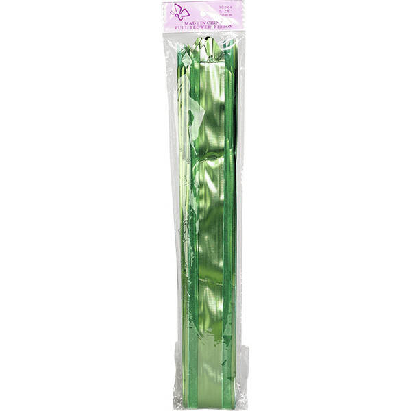 Noeud à tirer coloris vert - lot de 10 pièces