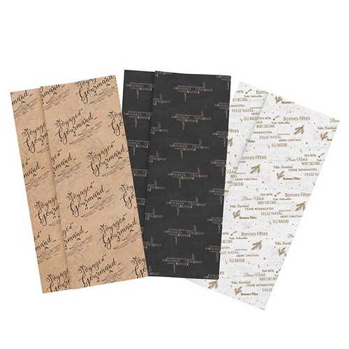 Tissue paper sheets MERRY CHRISTMAS white/gold...