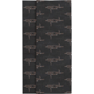 Papier de soie coloris noir décor SAVOUREUX - Liasse de...