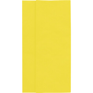 Tissue paper sheets colour yellow - Pack of 240
