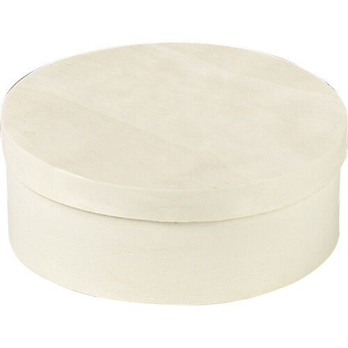Coffret bois rond nature